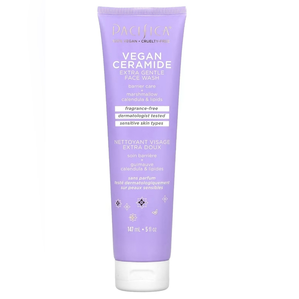 Pacifica Vegan Ceramide extra gentle face wash